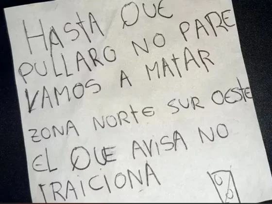 Terror en Rosario: encontraron una nueva amenaza de muerte para el gobernador Pullaro