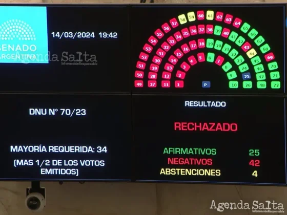 El Senado rechazó la validez del mega DNU de Milei, pero por ahora seguirá vigente