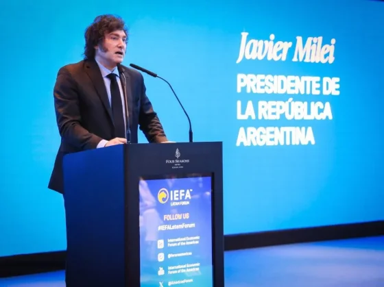 Milei: "Argentina ha vivido por más de 20 años bajo un régimen populista salvaje"