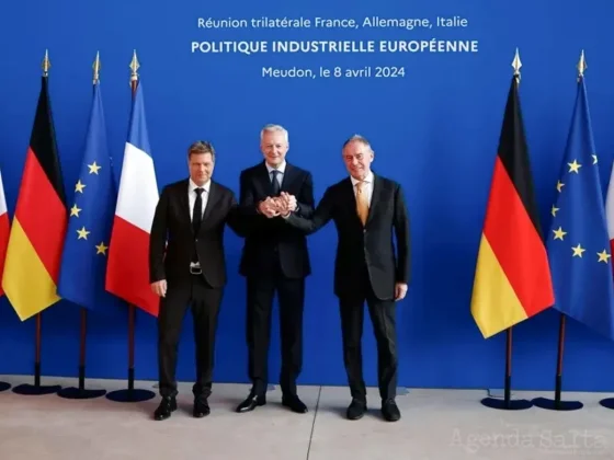 Francia, Alemania e Italia impulsan plan europeo contra los subsidios de EEUU y China