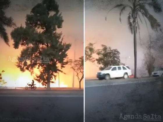 Av. Paraguay: Se incendia el predio cercano a la embotelladora de gaseosas