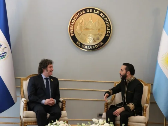 La pregunta de Javier Milei a Nayib Bukele por la reelección y el mensaje optimista de cara al futuro