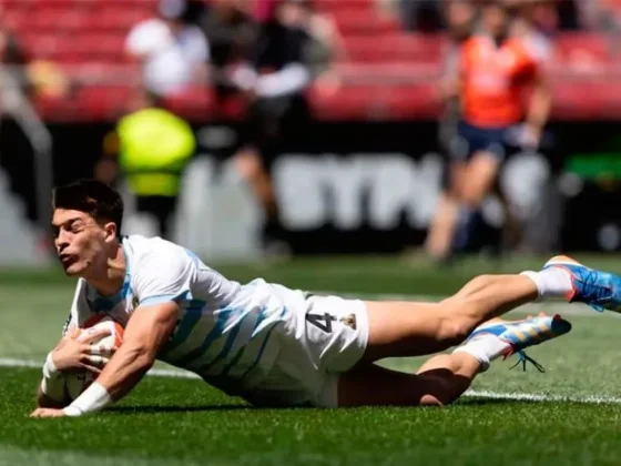 Los Pumas 7 eliminaron a Nueva Zelanda y jugarán por el título del circuito mundial de rugby seven ante Francia