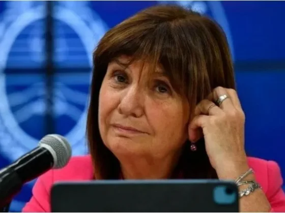 Patricia Bullrich anunció que se envió un proyecto para modificar la Ley Penal Juvenil