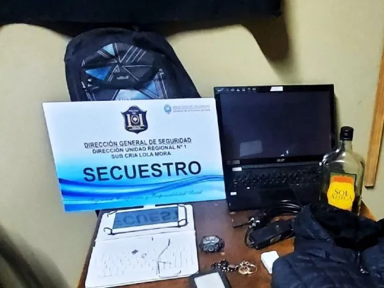 Barrio Vélez Sarsfield: lograron detener a chorro que robó una computadora de una vivienda