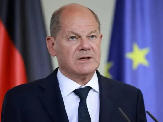 El canciller alemán, Olaf Scholz