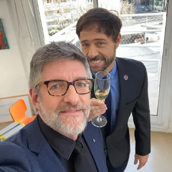 Luis Novaresio contó cómo celebró el Día del Padre junto a Braulio Bauad