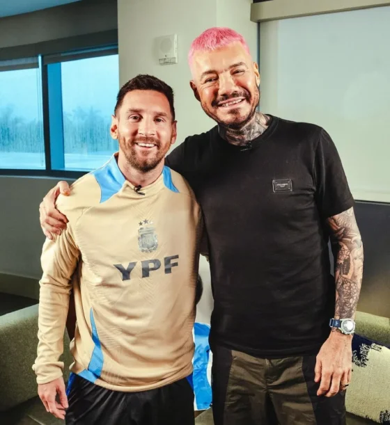 Así es el tatuaje que Marcelo Tinelli se hizo para sorprender a Lionel Messi