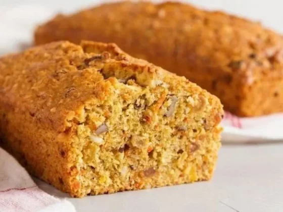 Una receta original para la merienda: budín de zapallo y zanahoria