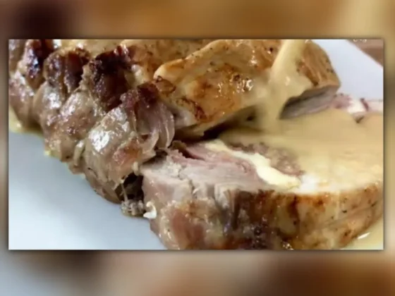 Lomo de cerdo relleno, una comida de lujo a menos costo