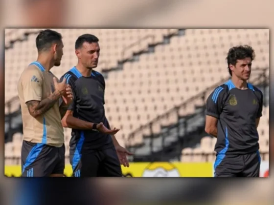 La Selección argentina tiene un entrenamiento clave para definir el equipo titular que enfrentará a Chile