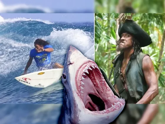 Muere tras ser atacado por un tiburón, la leyenda del surf y actor de ‘Piratas del Caribe’