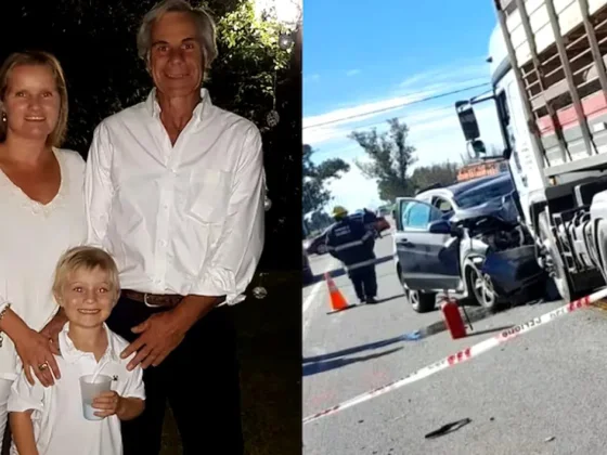 Tragedia: una pareja y su hijo de 11 años murieron luego de chocar contra un camión