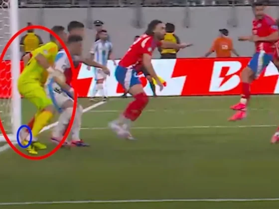 Conmebol dio a conocer la cámara clave en el gol de Lautaro Martínez