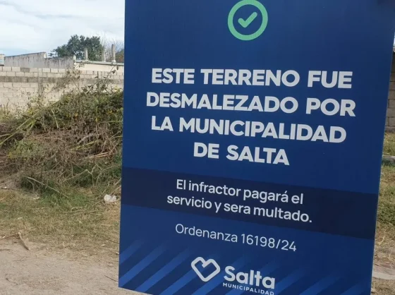 El municipio limpió un nuevo terreno baldío en mal estado