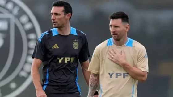 Selección Argentina: Entrenamiento matutino y vuelo a Nueva Jersey