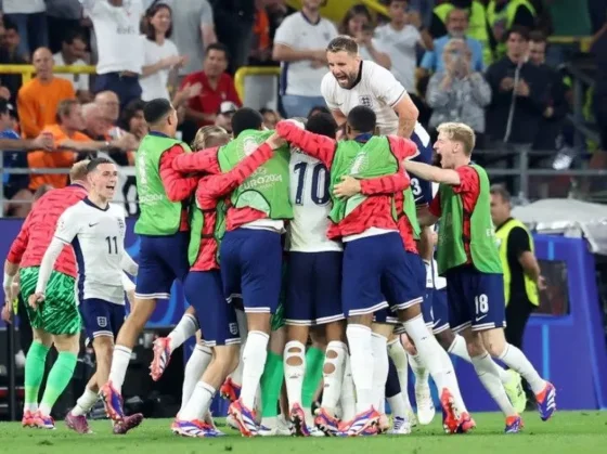 Inglaterra es finalista de la Eurocopa