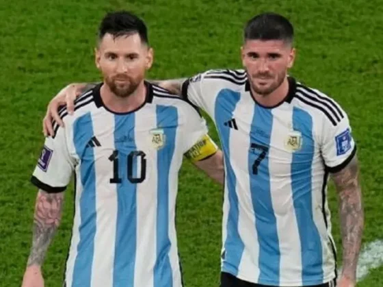 Rodrigo De Paul contó como reaccionaron al ver llorar a Messi