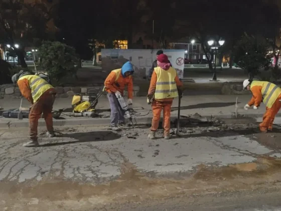 Continúa la repavimentación nocturna en Entre Ríos y Siria