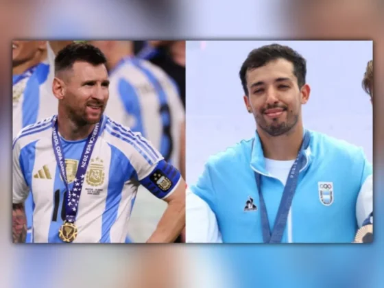 La reacción de "Maligno" Torres al saber que Messi lo saludo por la medalla de Oro