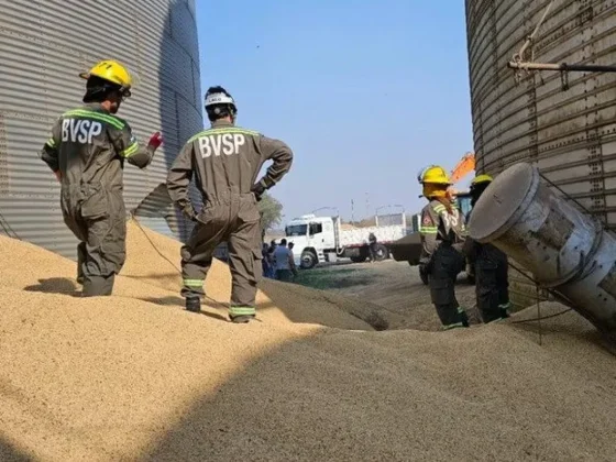 San Pedro: Un operario murió al caer dentro de un silo repleto de soja