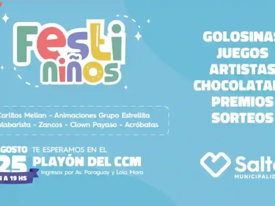 “FestiNiños” el mega evento que prepara el municipio para los más pequeños