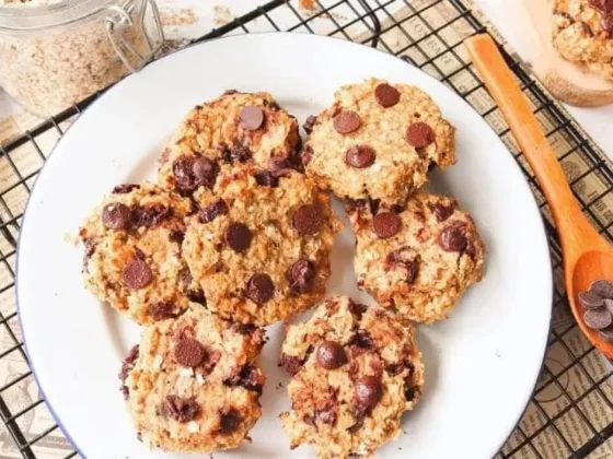 Las galletas de avena súper saludables que se hacen con pocos ingredientes y son deliciosas