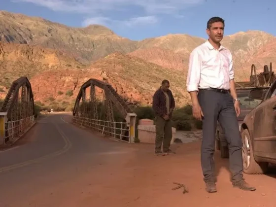 Walter Donado y Leo Sbaraglia grabaron su escena en Cafayate - Salta