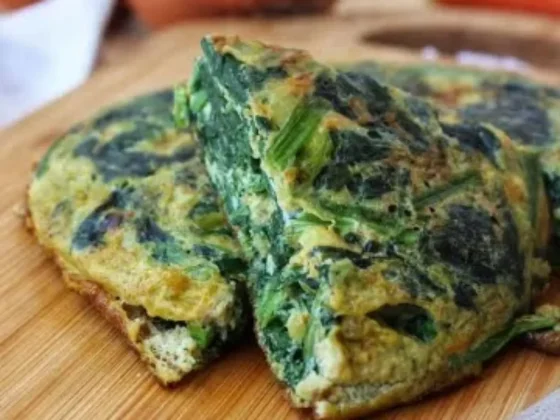 Tortilla de espinaca: receta rápida para cocinar en solo 5 pasos