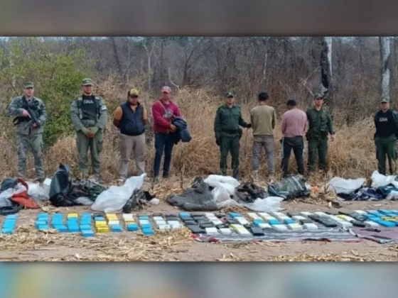 Detienen a varios mochileros que llevaban más de 200 kilos de cocaína