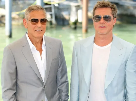 Brad Pitt y George Clooney revolucionan Venecia