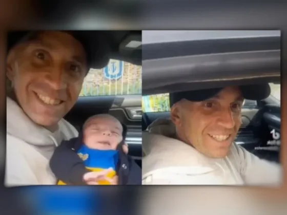 Dibu Martínez protagonizó un tierno momento con un bebé hincha de Boca