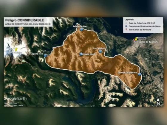 Avalancha fatal en Bariloche: un muerto, un herido y un desaparecido