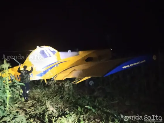 Cayó una avioneta en Orán