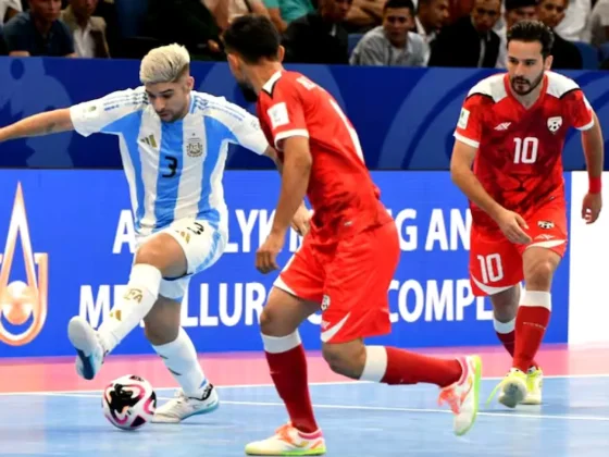 La Selección argentina venció 2-1 a Afganistán y se clasificó a los octavos de final del Mundial de Futsal