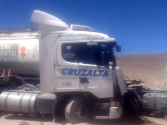 Chocaron camiones en una ruta salteña