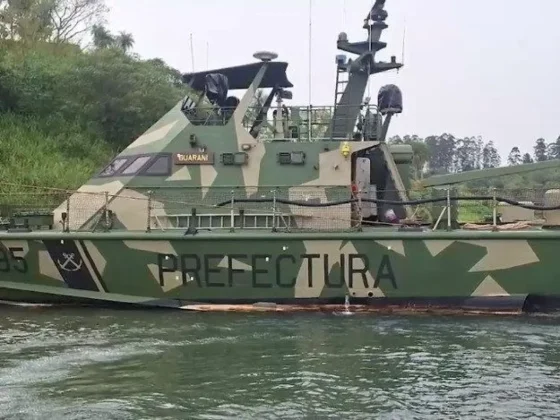 Atacaron a balazos un buque de la Prefectura que patrullaba la frontera con Paraguay