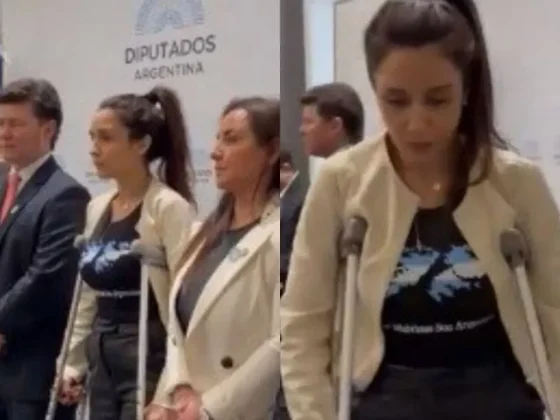 Diputada de UxP posó para la foto con una remera de las Malvinas en una actividad con la embajadora británica