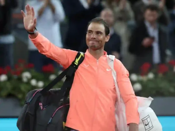 Rafael Nadal anunció su retiro del tenis profesional