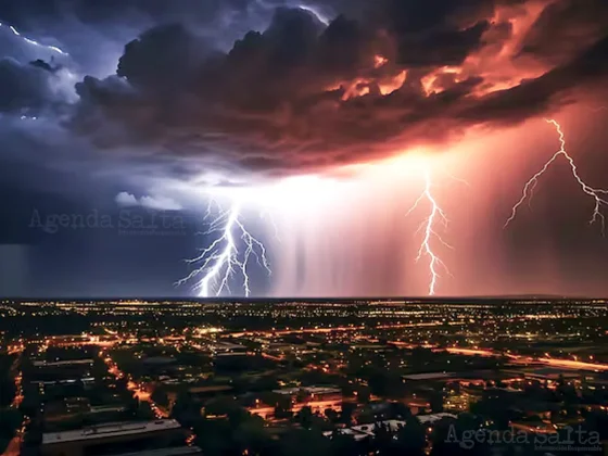 ¡ATENCIÓN SALTA! Alerta naranja por tormentas fuertes