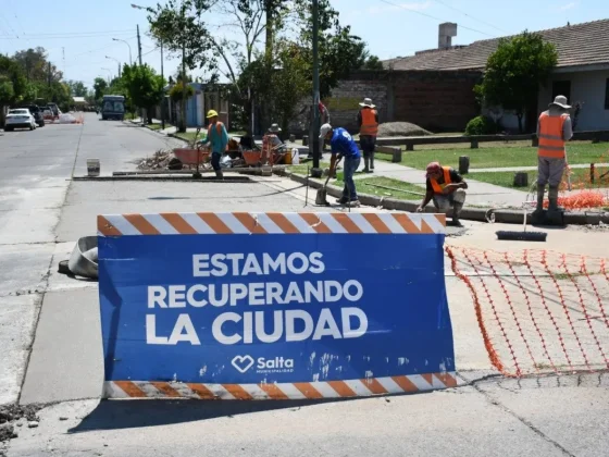 Se efectúan obras de hormigonado en Santa Ana 1 y San José