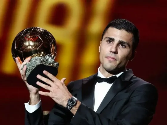 Rodri Hernández, es el ganador del Balón de Oro 2024