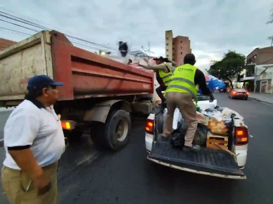 El municipio dispuso un operativo especial de recolección de residuos