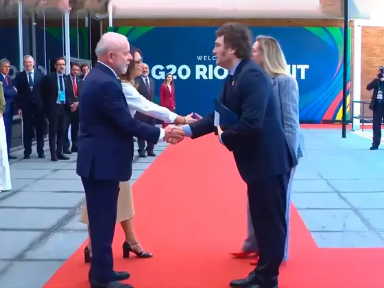 Milei y Lula se saludaron con frialdad al comienzo del G20 de Brasil