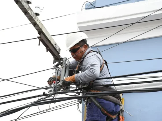 Se retiraron 35 mil metros de cables en desuso desde el inicio de la gestión