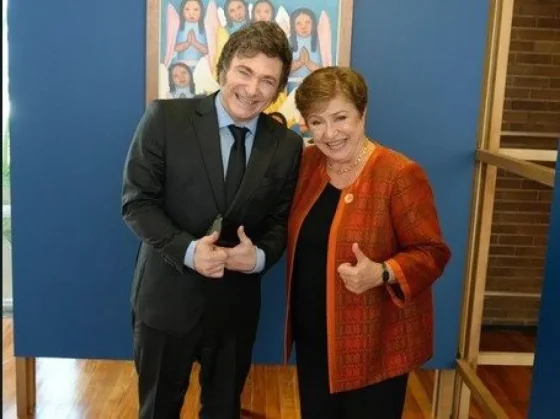 Milei se reunió con Kristalina Georgieva para negociar un nuevo acuerdo con el FMI