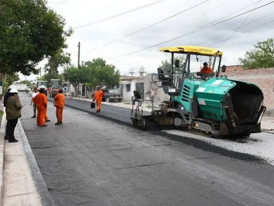 Ejecutaron tareas de repavimentación en el barrio Solidaridad