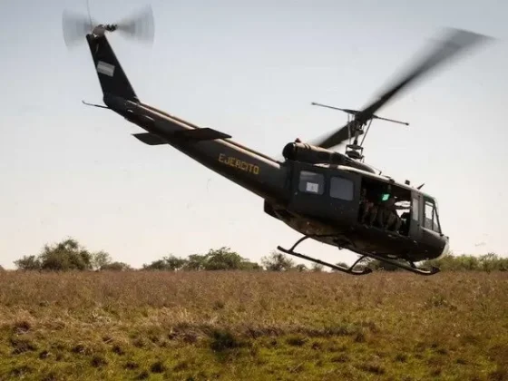 Cayó un helicóptero del Ejército en Mendoza con cinco tripulantes