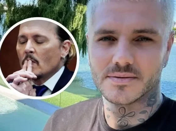 Mauro Icardi hizo un polémico posteo y se comparó con Johnny Depp