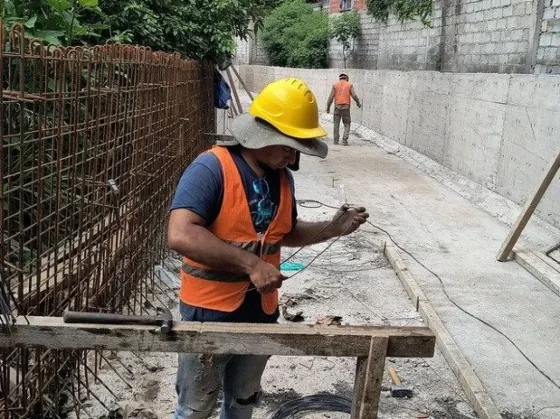 Avanzan las obras en el canal pluvial Tinkunaku